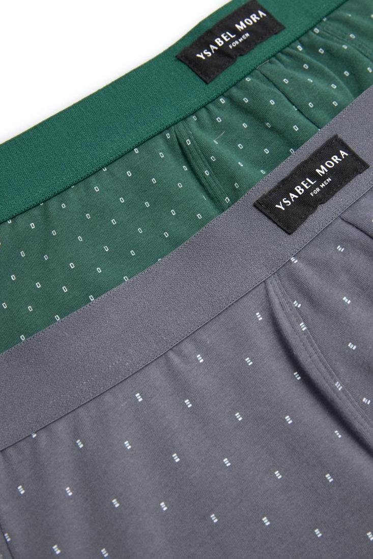 Pacote de 2 boxers estampados minimalistas