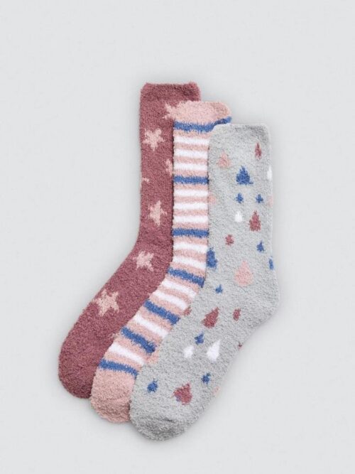 Meias de flanela femininas