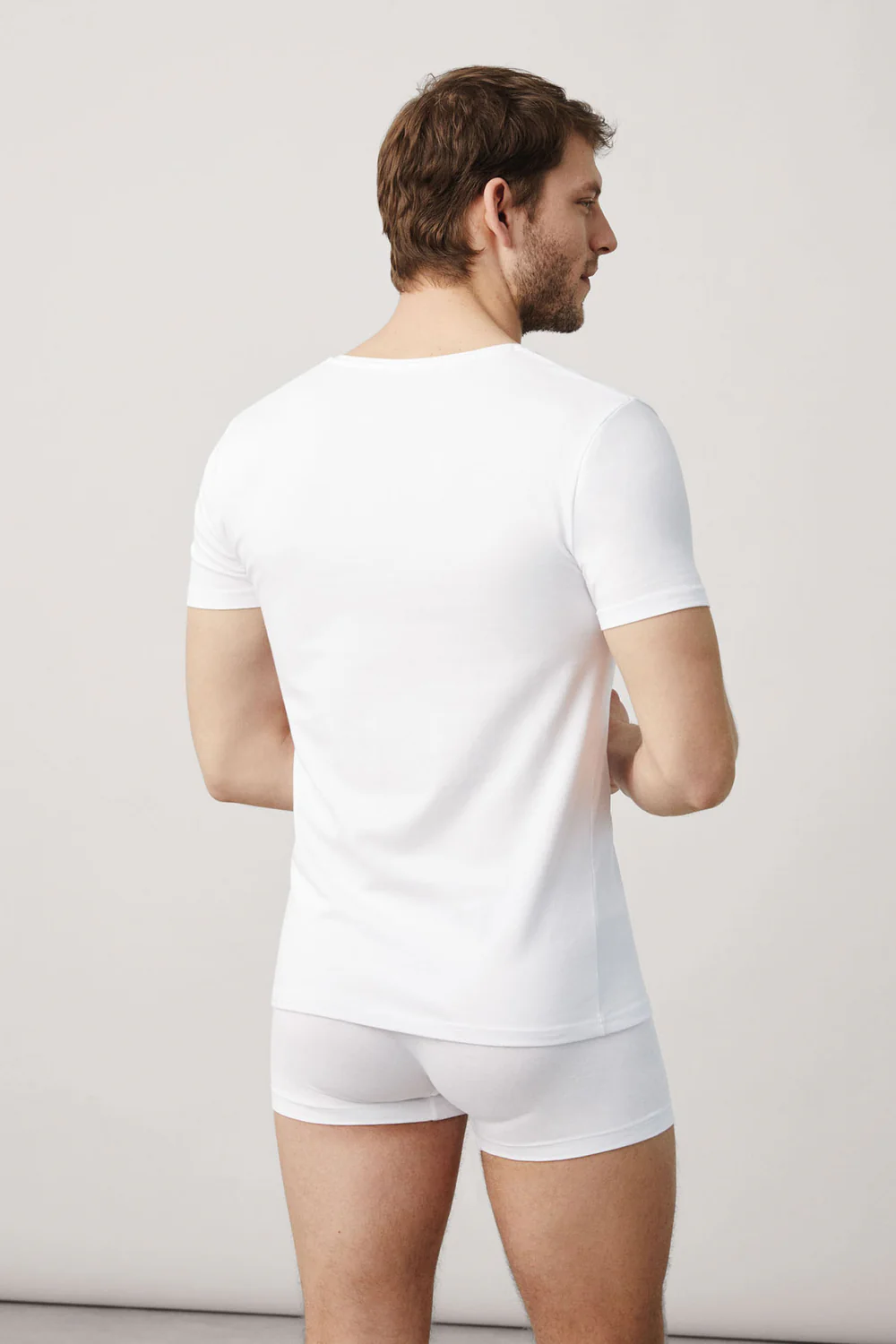 Camisola de manga curta com decote em V - Image 2