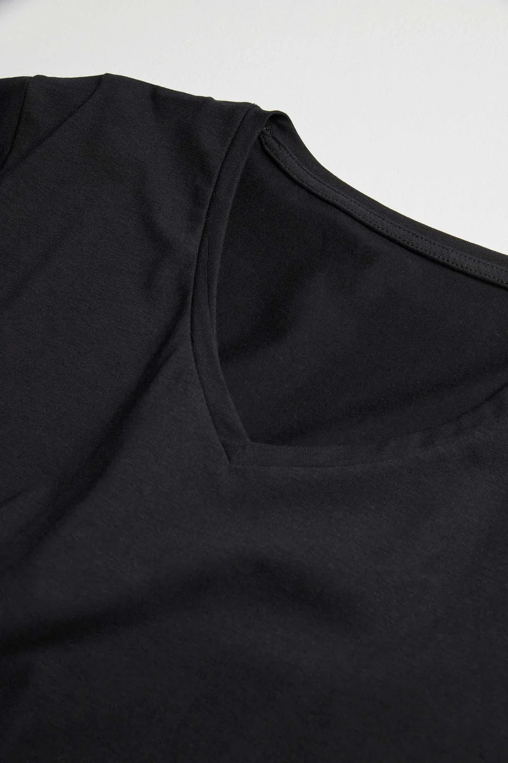 Camisola de manga curta com decote em V - Image 7