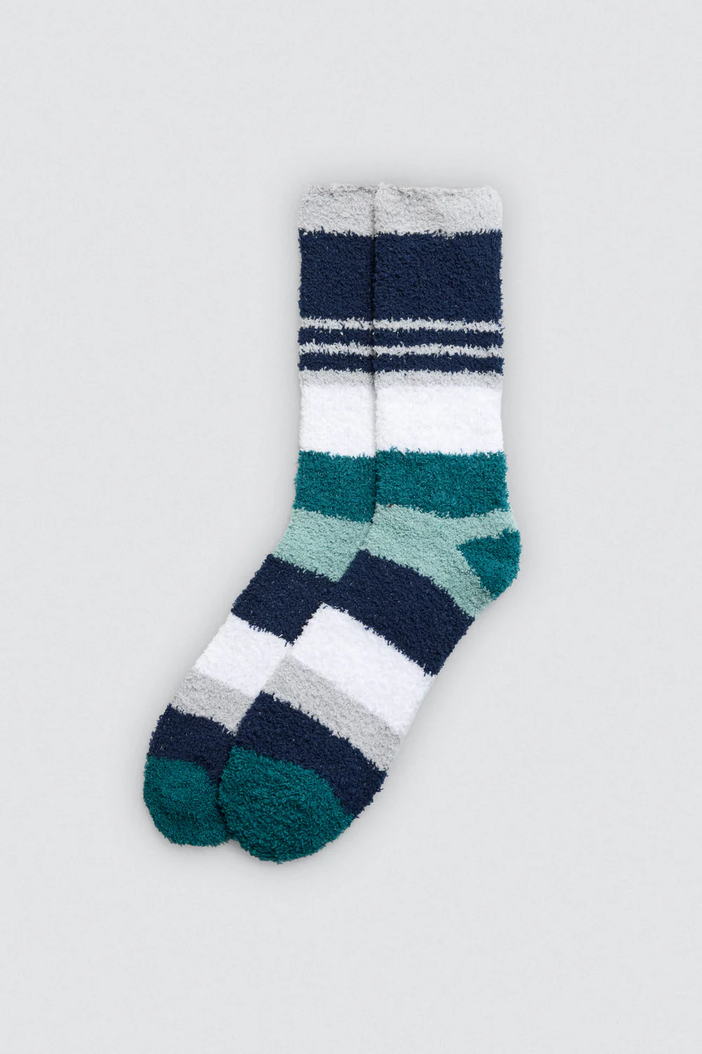 Meias de flanela com punhos antipressão e estampa geométrica - Image 6