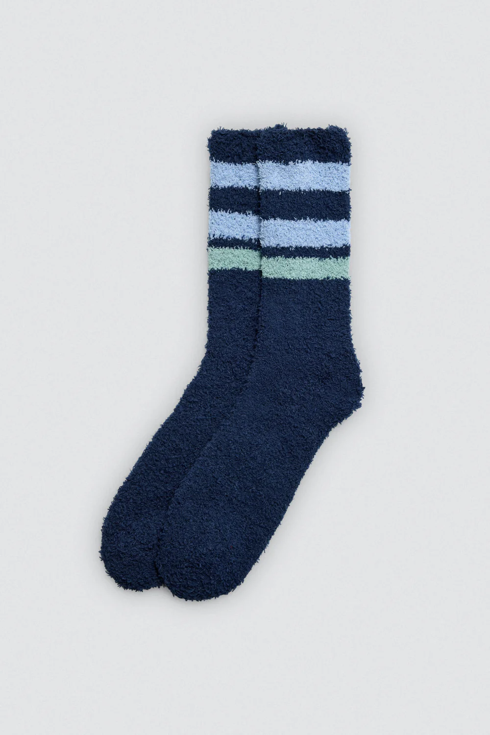 Meias de flanela com punhos antipressão e estampa geométrica - Image 4