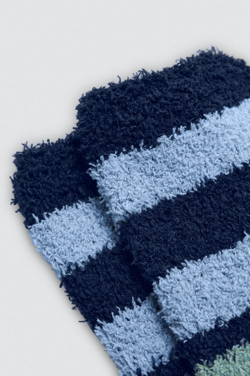 Meias de flanela com punhos antipressão e estampa geométrica - Image 5