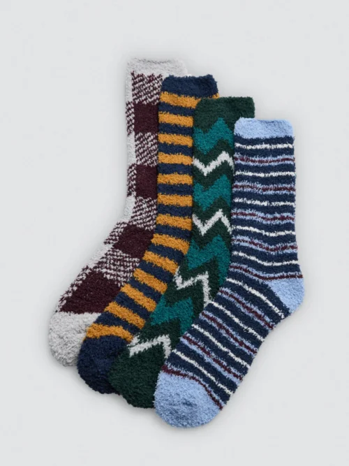 Meias extra macias com estampas