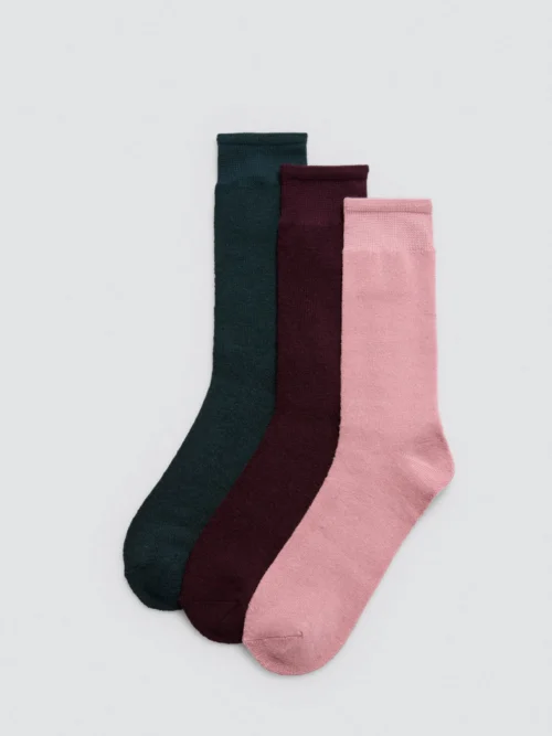 Meias térmicas coloridas