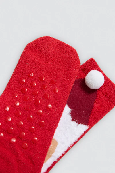 Meias de Natal antiderrapantes femininas - Image 3