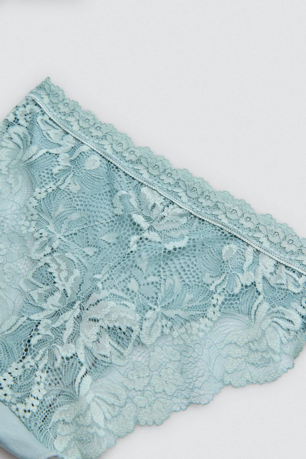 Mini cueca de algodão com renda - Image 9