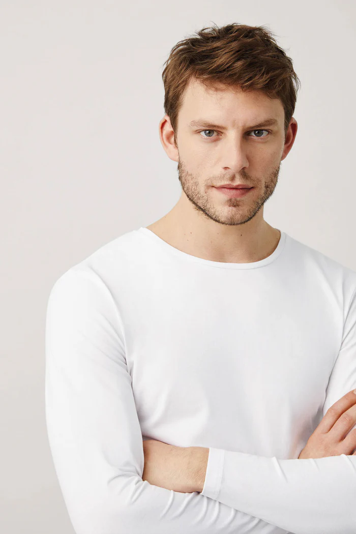 Camisola branca de manga comprida - Image 2