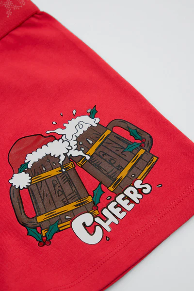 Boxer masculino com estampa de Natal - Image 3