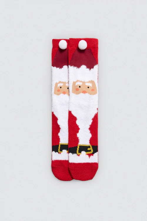 Meias infantis antiderrapantes de Natal - Image 2